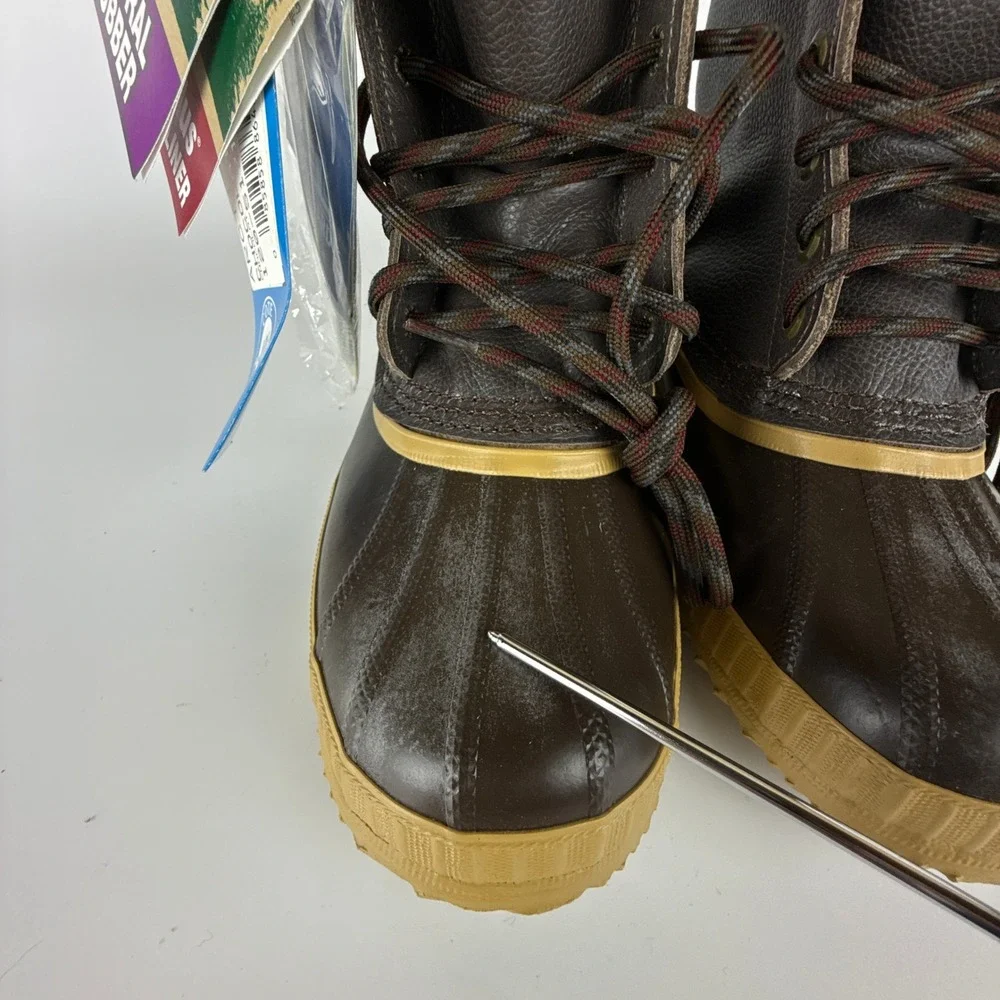 Vintage Sorel Caribou Winter Snow Boots Mens‎ 7 Arctic Pac Chocolate  Canada New
